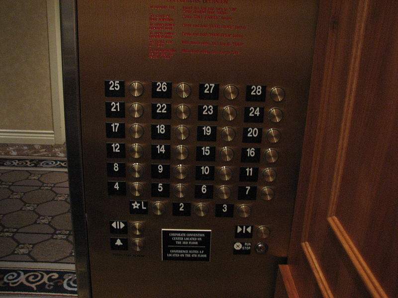 Another elevator - missing floor 13 Another elevator - missing floor 13